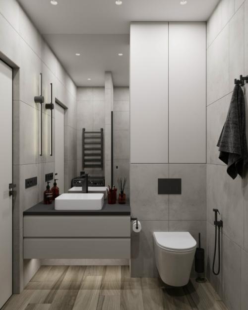 Проект однокомнатной квартиры 42 м 2 в ЖК рафинад в Химках, мо. 09