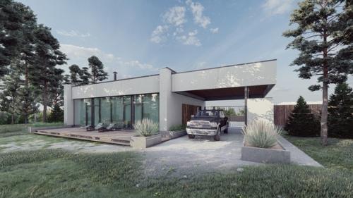 Разработал эскиз дома 85 м. кв. 01