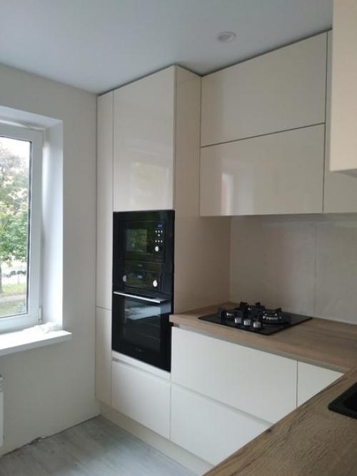 Установили кухню.  Посоветуйте, какой фартук выбрать. 02