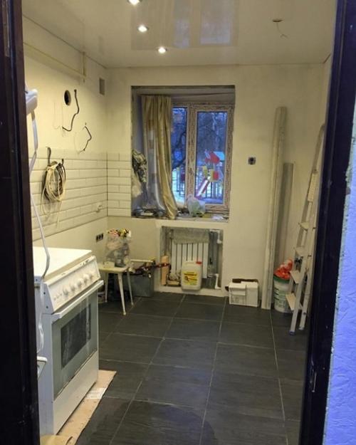 Кухня до и после ремонта. 02