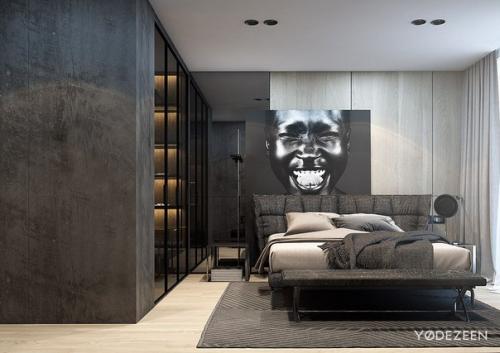 Часть 1. темные апартаменты от студии YO Dezeen. 05