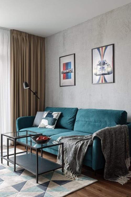 Интерьер квартиры 46 кв. 01