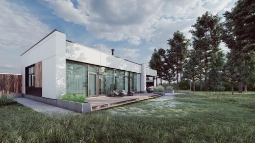 Разработал эскиз дома 85 м. кв. 02