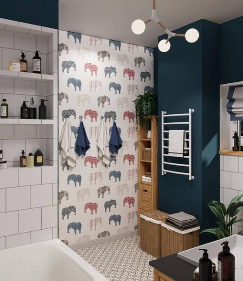 Ванная комната в скандинавском стиле. 04