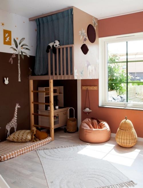 Таунхаус семьи олссон - хэгг в Швеции оформлен в цветах земли, которые напоминают пустыню на закате. 05