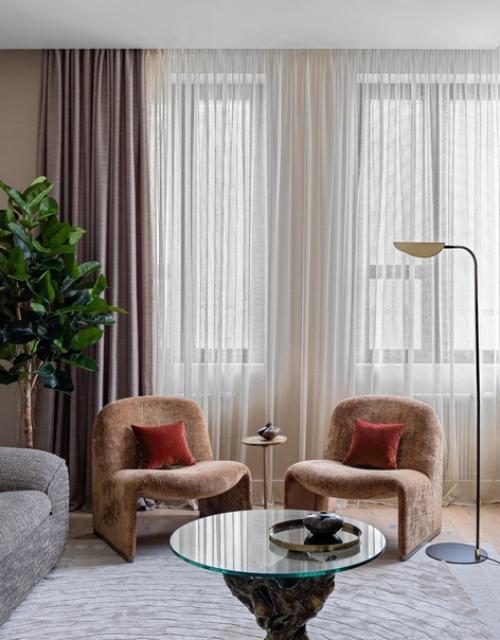 Интерьер этой квартиры создавался для популярного инстаграм - блогера и модели фитнес - бикини Екатерины Красавиной. 03