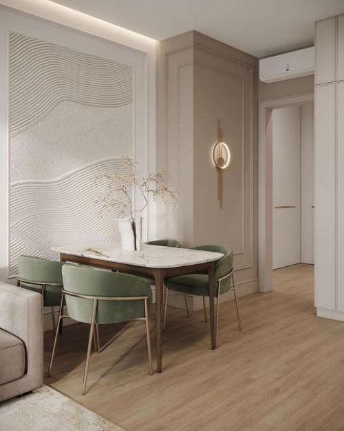 Прихожая и кухня - гостиная из одного проекта. 02