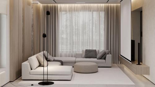 Проект двухэтажного загородного дома, п. новая грань, г. Барнаул, 160 м 2, стиль - минимализм. 04