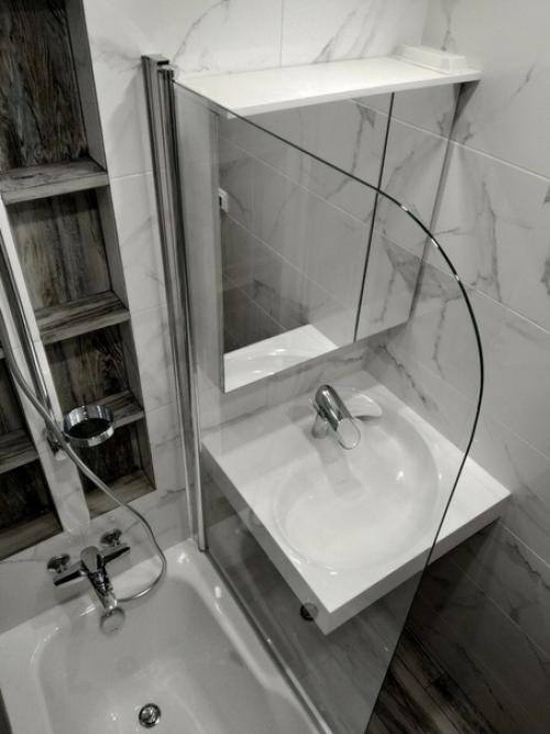 Наша ванная, маленькая, но местили всё по максимуму. 07