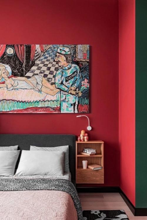 Яркая квартира с элементами лофта в Москве. 05