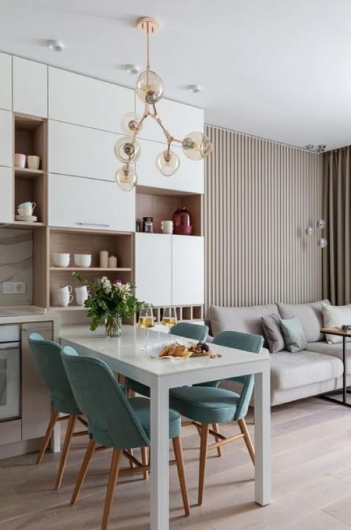 Однокомнатная квартира в современном стиле. 02