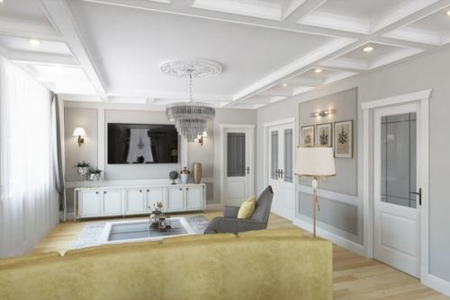 Роскошный интерьер с минимальными затратами: квартира в Петербурге. 01