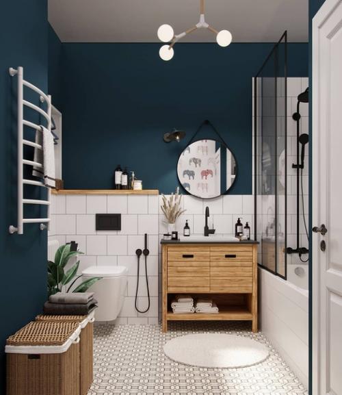 Ванная комната в скандинавском стиле. 06