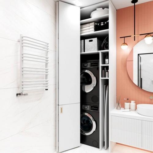 Воздушный интерьер двухкомнатной квартиры. 06