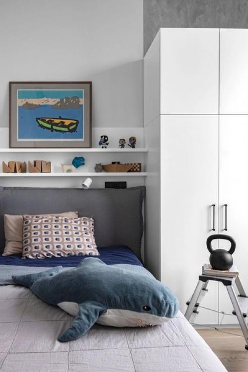 Яркая квартира с элементами лофта в Москве. 06