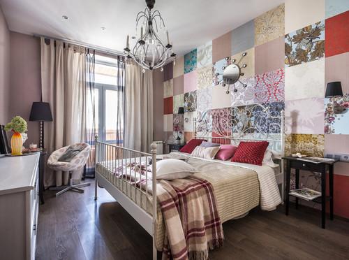 8 способов интересно поклеить обои. 08