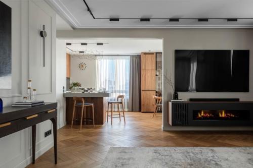 Современная квартира с оригинальной планировкой. 02