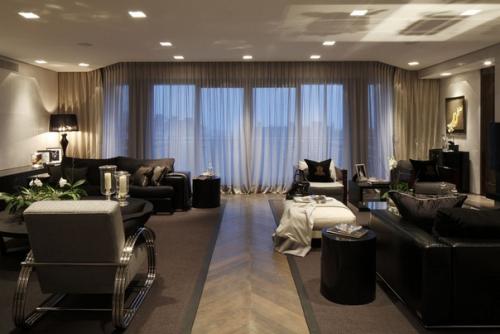 Часть 1.  Квартира Kensington Place является отличным примером того, как интерьер может быть роскошным и скромным одновременно.