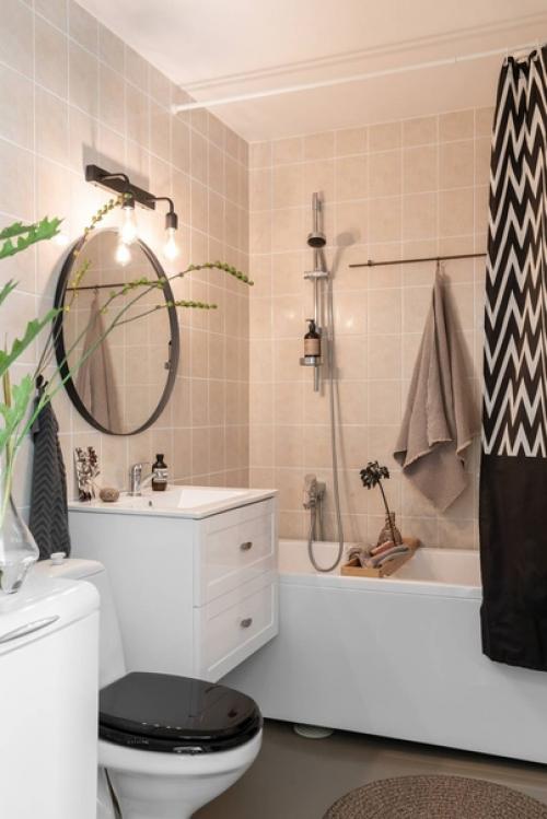 Небольшая двухкомнатная квартира в старом здании в Стокгольме. 02