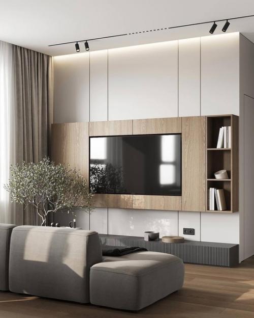 Дизайн кухни гостиной. 05