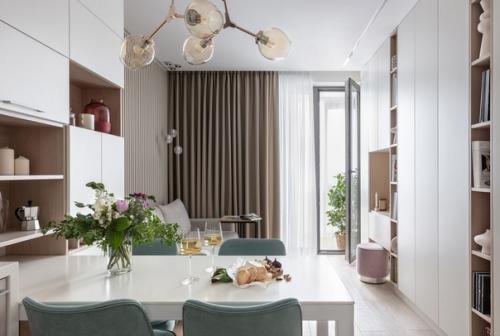 Однокомнатная квартира в современном стиле. 01