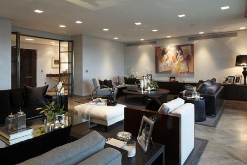 Часть 1.  Квартира Kensington Place является отличным примером того, как интерьер может быть роскошным и скромным одновременно. 01