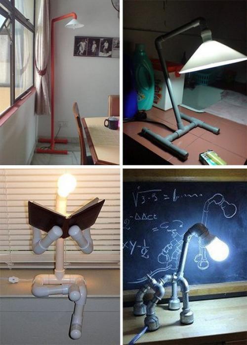 Полезные идеи: дачные поделки из пластиковых труб. 04