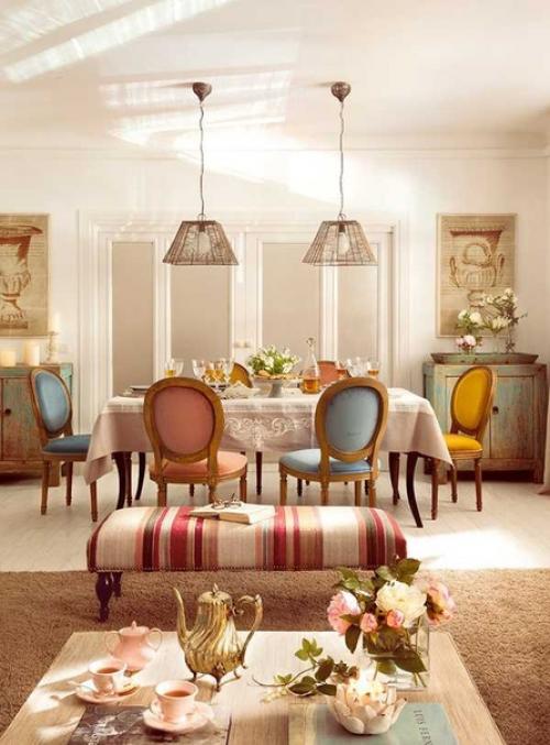 Альбом номер 1. красочный интерьер квартиры в Мадриде. 02