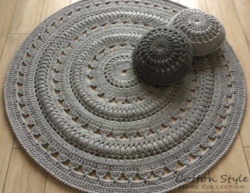 Вязаные крючком коврики отлично дополнят интерьер вашей квартиры или дома! 03