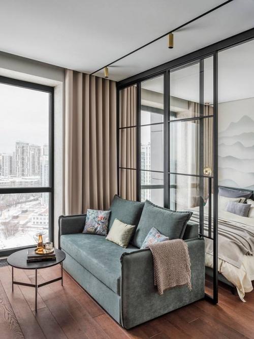 Потрясающий вид на город: уютная и необычная квартира. 04