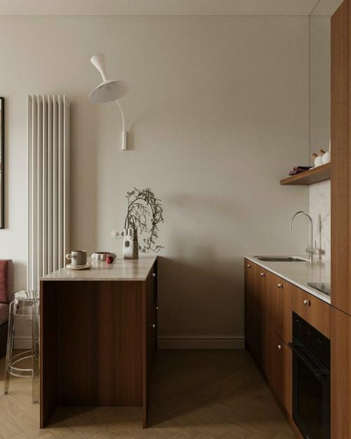 Интерьер уютной студии. 06