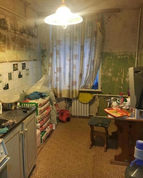 Кухня до и после ремонта. 01