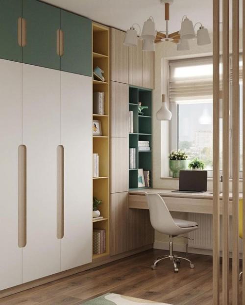 Отличный пример интерьера детской комнаты. 01