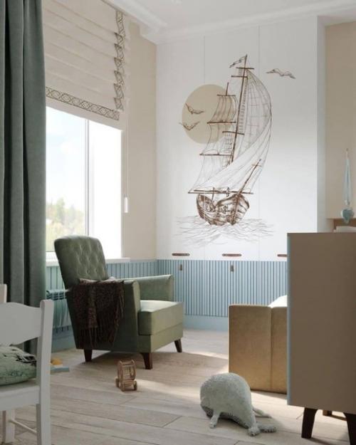 Посмотрите, какая красота в детской для малыша. 05