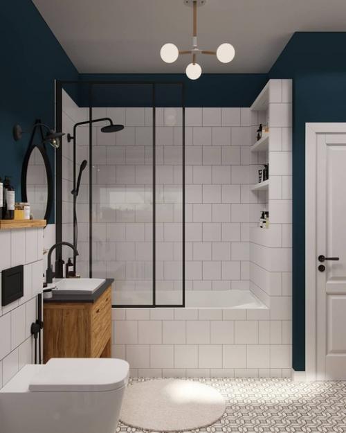 Ванная комната в скандинавском стиле. 03