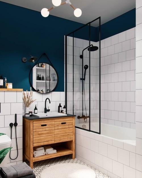 Ванная комната в скандинавском стиле. 02