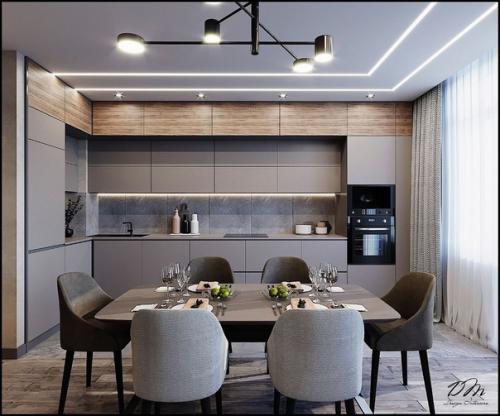 Кухня - студия 40 м 2. 02