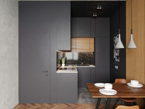 Стильный дизайн квартиры для холостяка. 03