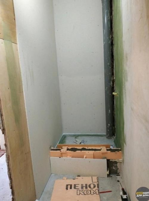 До и после ремонта туалета. 03