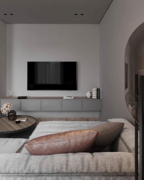 Визуализация брутального варианта кухни. 07