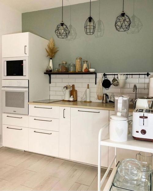 Белая сканди - кухня. 01