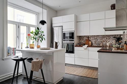 Скандинавский интерьер квартиры в Гетеборге (61 кв. 05