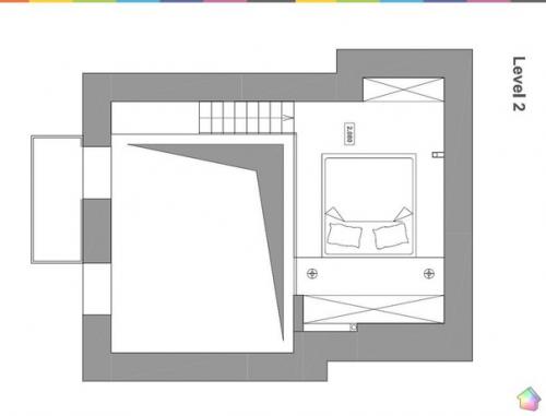 Интерьер однокомнатной квартиры в Киеве. 09