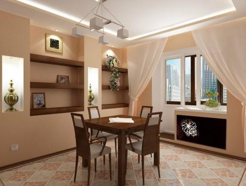 Коричневый цвет в интерьере. 02