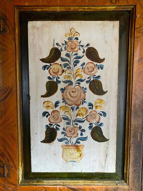 Интерьерная роспись дома Осипа Буракова, кочигино (Вельский район архангельской области. 04