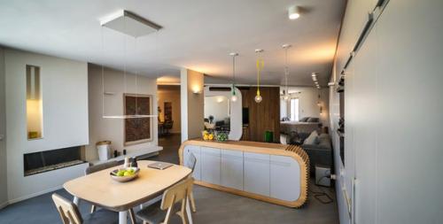 Редизайн геометрической квартиры в Тель-авиве.