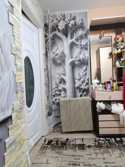 Ну вот, в преддверии великого праздника рождества христова мы с моим внуком Глебом внесли новое в интерьер моей квартиры. 03