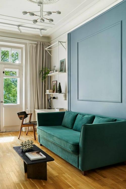 Современная жизнь в старом Петербурге: квартира 50 м 1936 года. 02