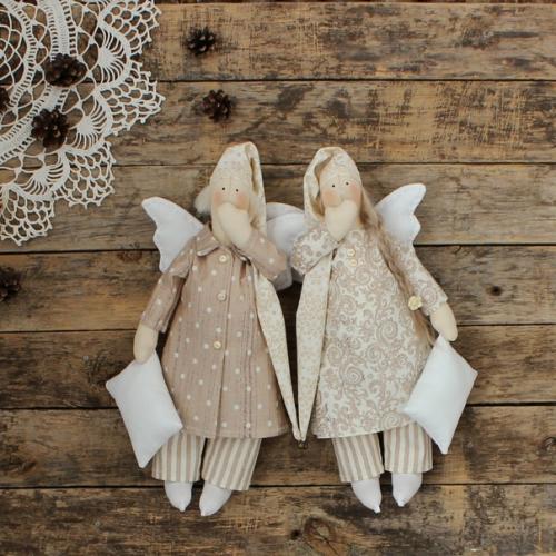 Ангелочки сладких снов шью парами, на счастье сонные ангелы дарят самые сладкие, самые добрые сны. 02