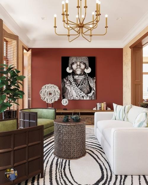 Гостиная объединенная с кухне. 02